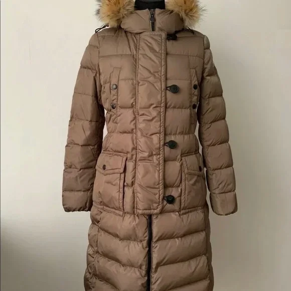 Puffer Coat Moncler Khloe Beige Ask Pharmacy